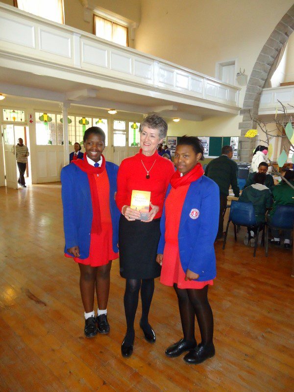 GAP students with author Barbara Mutch
